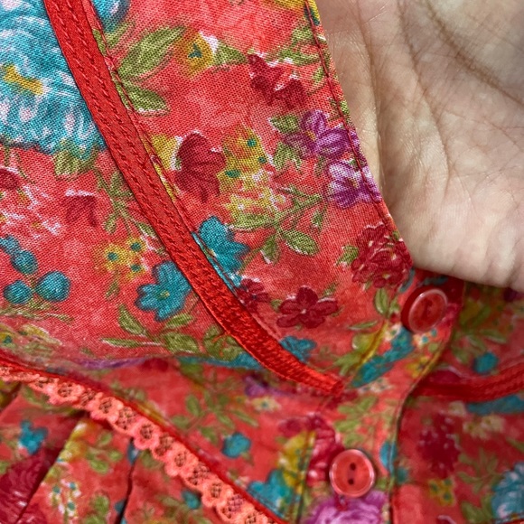 (SOLD)❌Light Tomato Red Maternity Gown- Used - Picture 4 of 11